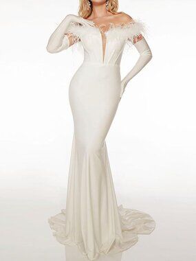 White Formal Gown